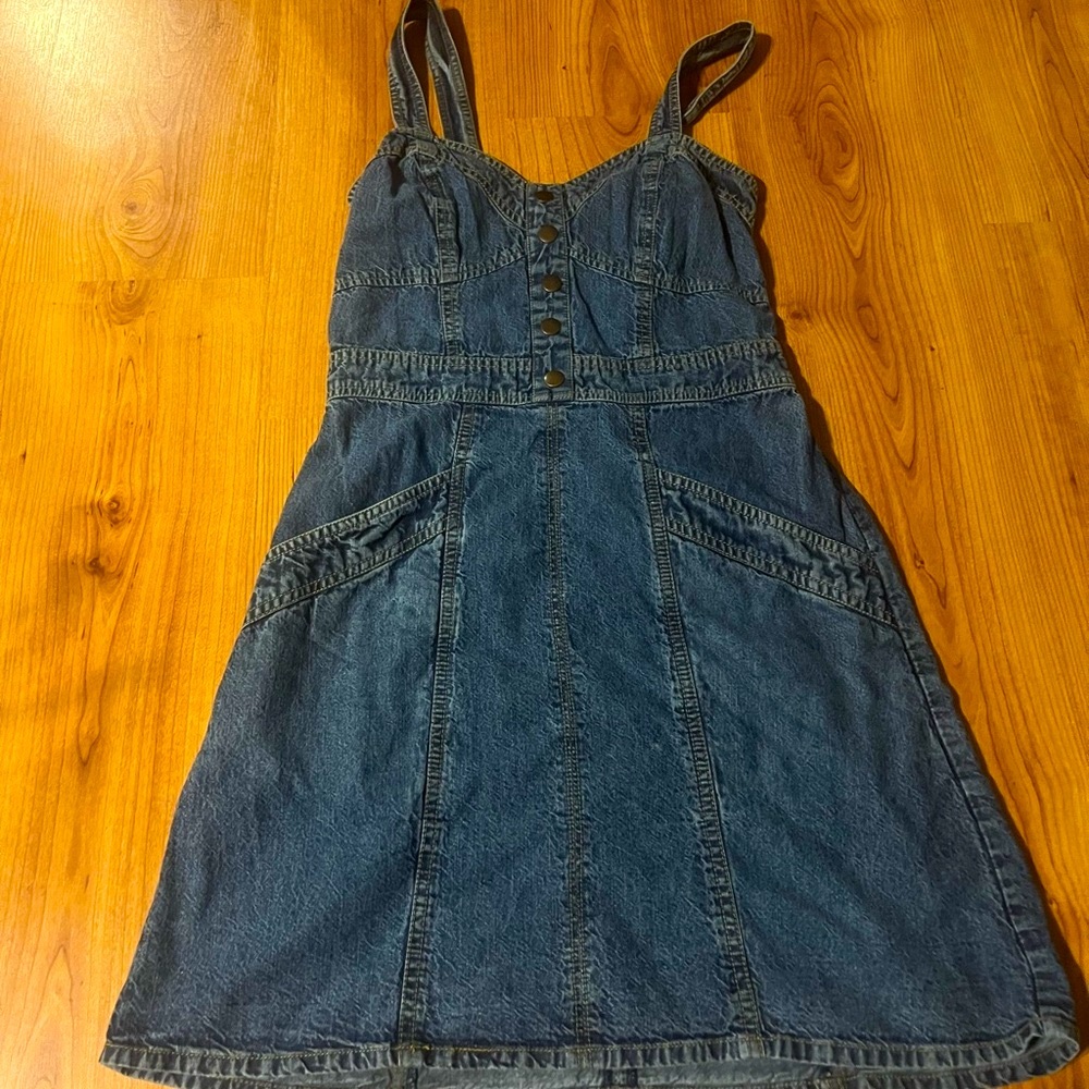 Zara Blue Denim Dress 
Size: Medium